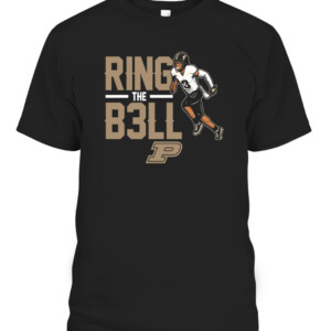 RING THE B3LL SHIRT Purdue Boilermakers football DAVID BELL CABT black front.jpg