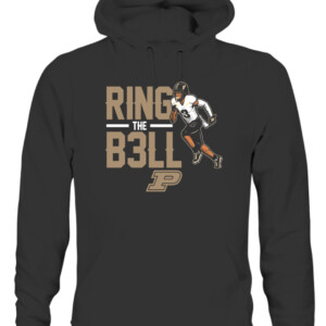 RING THE B3LL SHIRT Purdue Boilermakers football DAVID BELL CAUH black front.jpg