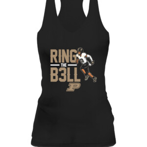 RING THE B3LL SHIRT Purdue Boilermakers football DAVID BELL CAWT black front.jpg