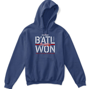 B'ATL WON SHIRT Atlanta Braves 2021 World Series Champions Steal T Shirt APKH navy front.jpg