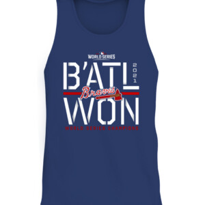B'ATL WON SHIRT Atlanta Braves 2021 World Series Champions Steal T Shirt CATT navy front.jpg