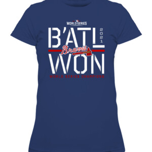 B'ATL WON SHIRT Atlanta Braves 2021 World Series Champions Steal T Shirt CAWTS navy front.jpg