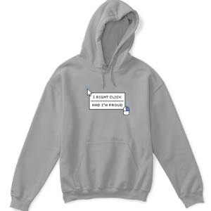 I RIGHT CLICK AND I'M PROUND SHIRT blockchain Coin APKH sport grey front.jpg