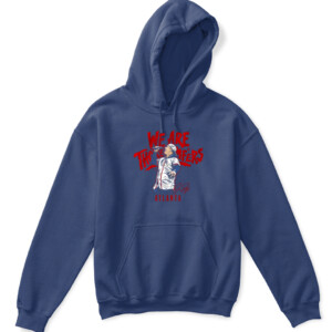 WE ARE THOSE MF'ERS SHIRT JOC PEDERSON Atlanta Braves 2021 World Series Champions APKH navy front.jpg