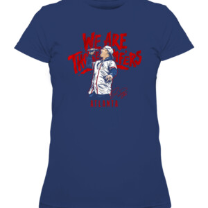 WE ARE THOSE MF'ERS SHIRT JOC PEDERSON Atlanta Braves 2021 World Series Champions CAWTS navy front.jpg