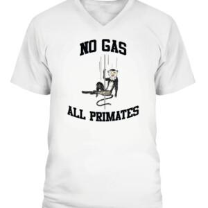 NO GAS ALL PRIMATES SHIRT Pole Assassin Monkey CAVN white front.jpg