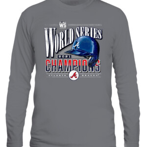 Atlanta Braves 2021 World Series Champions Complete Game T Shirt CALS graphite heather front.jpg
