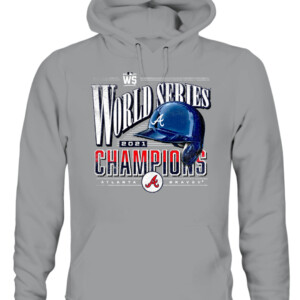 Atlanta Braves 2021 World Series Champions Complete Game T Shirt CAUH sport grey front.jpg