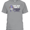 NOT BAD FOR A RUNNING BACK T SHIRT LAMAR JACKSON Baltimore Ravens CABT sport grey front.jpg