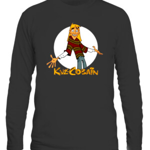 KUZ COBAIN SHIRT Kurt Cobain Nirvana CALS black front.jpg