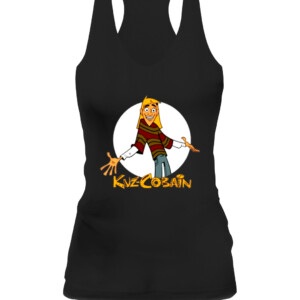 KUZ COBAIN SHIRT Kurt Cobain Nirvana CAWT black front.jpg