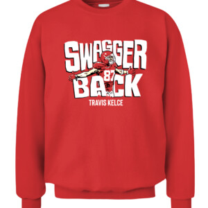 SWAGGER BACK SHIRT TRAVIS KELCE Kansas City Chiefs CACS red front.jpg