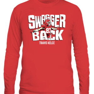 SWAGGER BACK SHIRT TRAVIS KELCE Kansas City Chiefs CALS red front.jpg