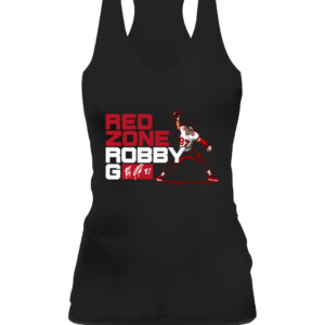 RED ZONE ROBBY G SHIRT ROB GRONKOWSKI Tampa Bay Buccaneers CAWT black front.jpg