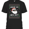 Naughty Ugly Christmas Sweater Funny Adult Where's My Hos At Long Sleeve T Shirt Funny Christmas Pajamas For Family CABT black front.jpg