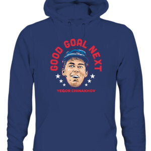 GOOD GOAL NEXT SHIRT YEGOR CHINAKHOV Columbus Blue Jackets CAUH navy front.jpg