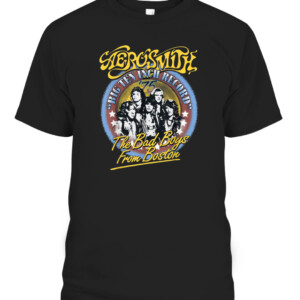 Aerosmith The Bad Boys From Boston T Shirt CABT black front.jpg