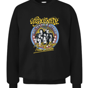 Aerosmith The Bad Boys From Boston T Shirt CACS black front.jpg