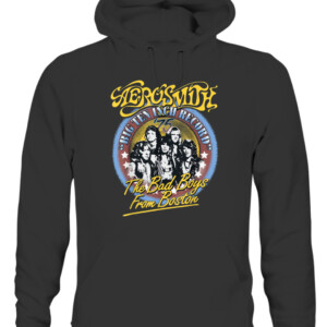 Aerosmith The Bad Boys From Boston T Shirt CAUH black front.jpg