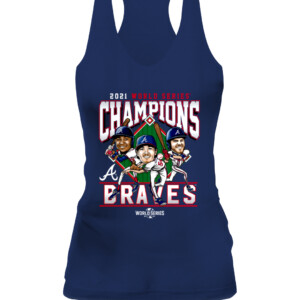 Atlanta Braves 2021 World Series Champions Franchise Guys T Shirt CAWT navy front.jpg