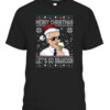 Merry Xmas Let's Go Brandon Ugly Christmas Sweater Ice Cream T Shirt CABT black front.jpg