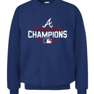 Atlanta Braves 2021 World Series Champions Navy Shirt