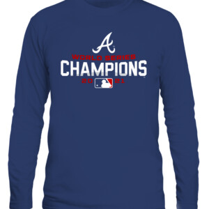 Atlanta Braves 2021 World Series Champions Navy Shirt CALS navy front.jpg