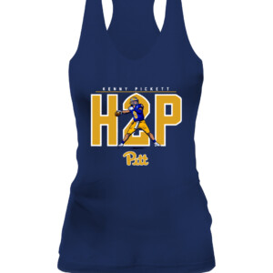 KENNY PICKETT H2P SHIRT Pittsburgh Panthers CAWT navy front.jpg