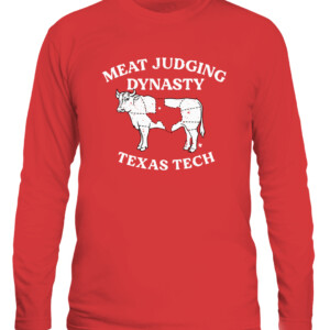 MEAT JUDGING DYNASTY SHIRT Texas Tech Red Raiders CALS red front.jpg