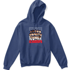 Atlanta Braves 2021 World Series Champions Roster T Shirt APKH navy front.jpg