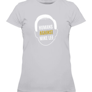 Humans Against Mike Lee Shirt CAWTS heather grey front.jpg