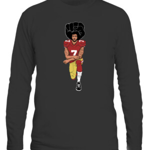 IM WITH KAP SHIRT Colin Kaepernick Black Lives Matter CALS black front.jpg