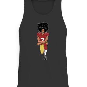 IM WITH KAP SHIRT Colin Kaepernick Black Lives Matter CATT black front.jpg