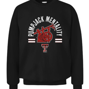PUMPJACK MENTALITY SHIRT Texas Tech Red Raiders CACS black front.jpg