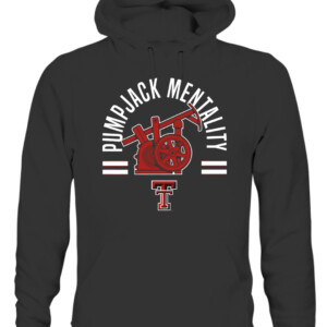 PUMPJACK MENTALITY SHIRT Texas Tech Red Raiders CAUH black front.jpg