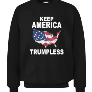 KEEP AMERICA TRUMPLESS SHIRT CACS black front.jpg