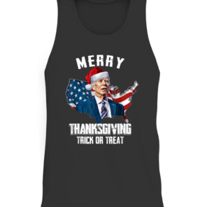 Funny Joe Biden Merry Thanksgiving USA Flag Anti Biden T Shirt Funny Joe Biden Happy Easter Republican Christmas CATT black front.jpg