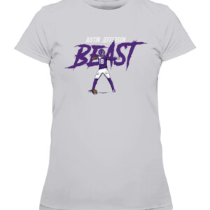 JUSTIN JEFFERSON BEAST SHIRT Minnesota Vikings JUSTIN JEFFERSON CAWTS heather grey front.jpg