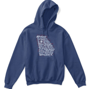 Atlanta 2021 Champs Rosters T Shirt Atlanta Braves 2021 World Series Champions APKH navy front.jpg