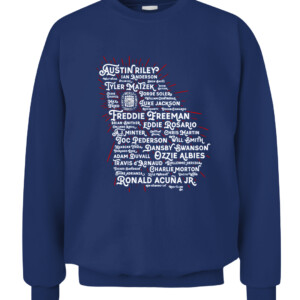 Atlanta 2021 Champs Rosters T Shirt Atlanta Braves 2021 World Series Champions CACS navy front.jpg