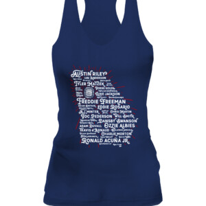 Atlanta 2021 Champs Rosters T Shirt Atlanta Braves 2021 World Series Champions CAWT navy front.jpg