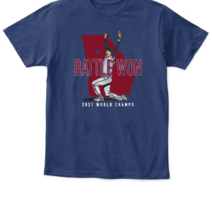 BATTLE WON SHIRT FREDDIE FREEMAN Atlanta Braves 2021 World Series Champions APKT navy front.jpg