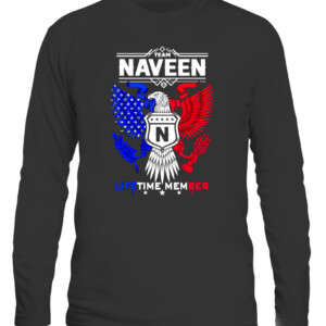 Naveen Name T Shirt Naveen Eagle Lifetime Member Legend CALS black front.jpg
