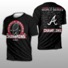 Atlanta Braves 2021 World Series Champions Signature Roster T Shirt
