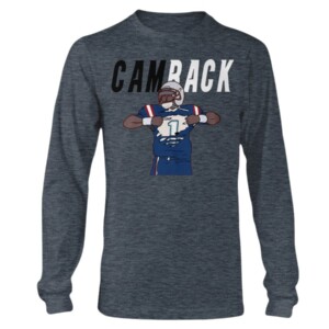 CAM BACK TSHIRT CAM NEWTON CAROLINA PANTHERS Longsleeve
