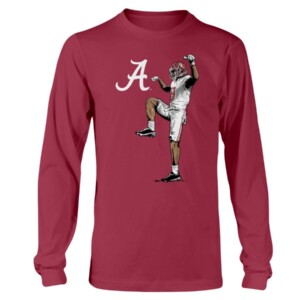 JOHN METCHIE CELEBRATION SHIRT Alabama Crimson Tide Longsleeve
