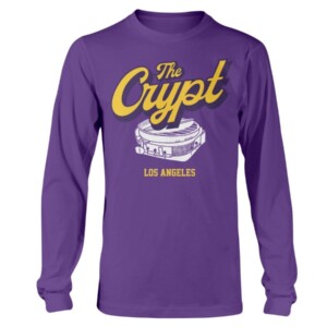 THE CRYPT SHIRT Los Angeles Lakers Longsleeve