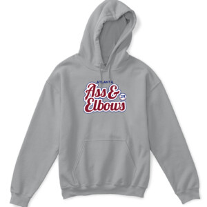 ASS AND ELBOWS SHIRT Atlanta Braves 2021 World Series Champions APKH sport grey front.jpg