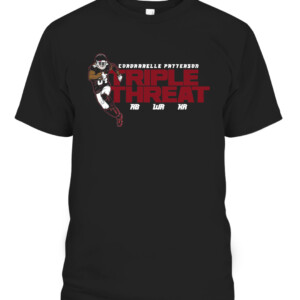 TRIPLE THREAT SHIRT CORDARRELLE PATTERSON Atlanta Falcons CABT black front.jpg