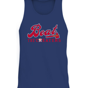 BEAT THE CHEATERS SHIRT Atlanta Braves 2021 World Series Champions CATT navy front.jpg